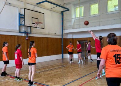 basketbal, okresní kolo dívky 15